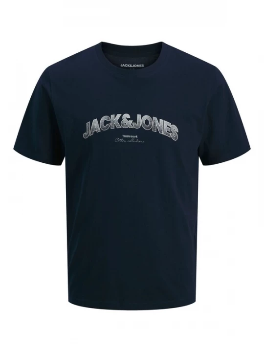 Foto van product Jack & Jones Plus Shirt 'JJAVERY' donkerblauw / wit