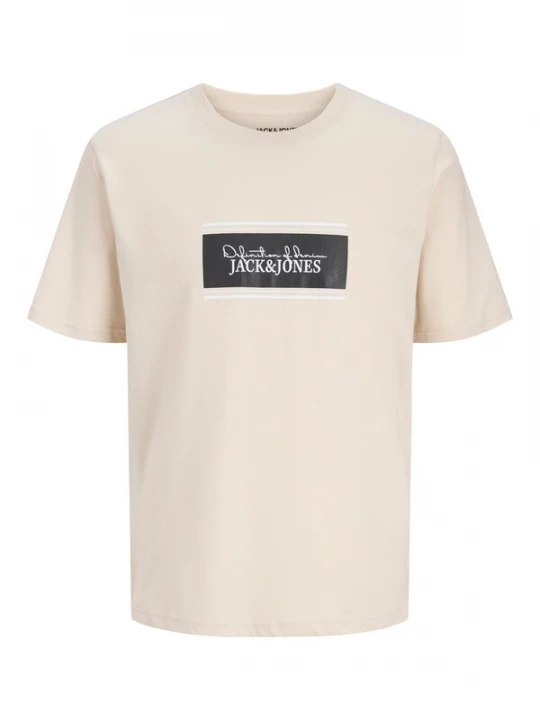Foto van product Jack & Jones Plus Shirt 'JJBuster' crème / zwart / wit