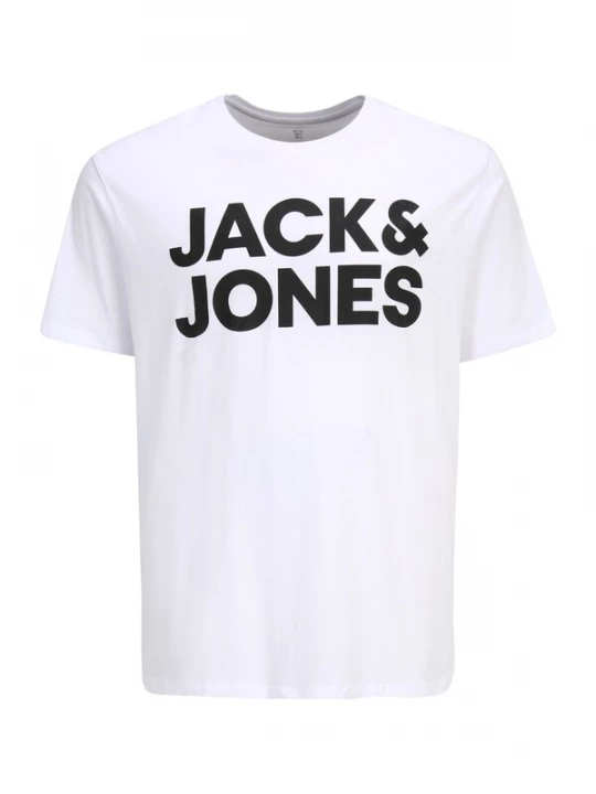 Foto van product Jack & Jones Plus Shirt 'JJECORP' zwart / wit