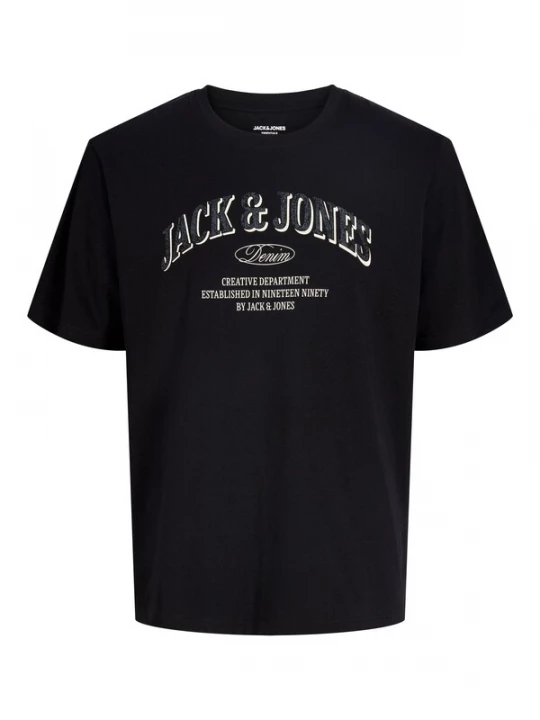 Foto van product Jack & Jones Plus Shirt 'JJEDENVER' taupe / zwart / wit