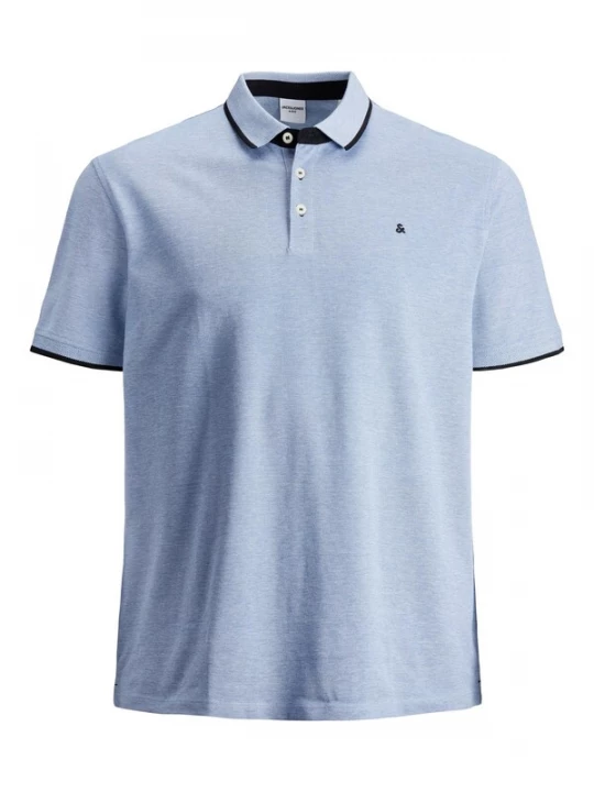 Foto van product Jack & Jones Plus Shirt 'JJEPAULOS' navy / lichtblauw