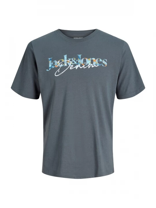 Foto van product Jack & Jones Plus Shirt 'JJTOM' lichtblauw / donkergrijs / wit