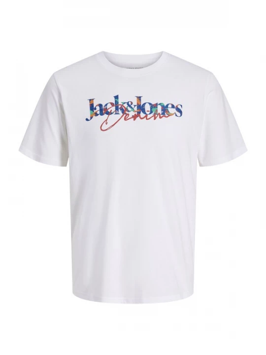 Foto van product Jack & Jones Plus Shirt 'JJTom' navy / karmijnrood / wit
