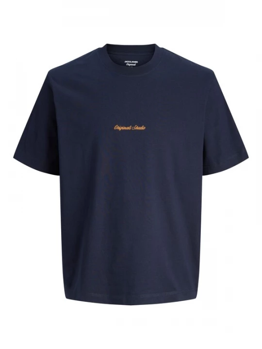 Foto van product Jack & Jones Plus Shirt 'JORNorrebro' beige / nachtblauw