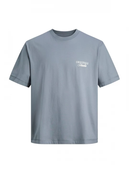 Foto van product Jack & Jones Plus Shirt 'JORNORREBRO' smoky blue / wit