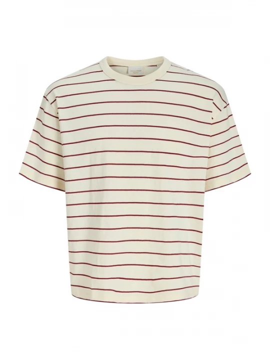 Foto van product Jack & Jones Plus Shirt 'JORSAVONA' bourgogne / wit