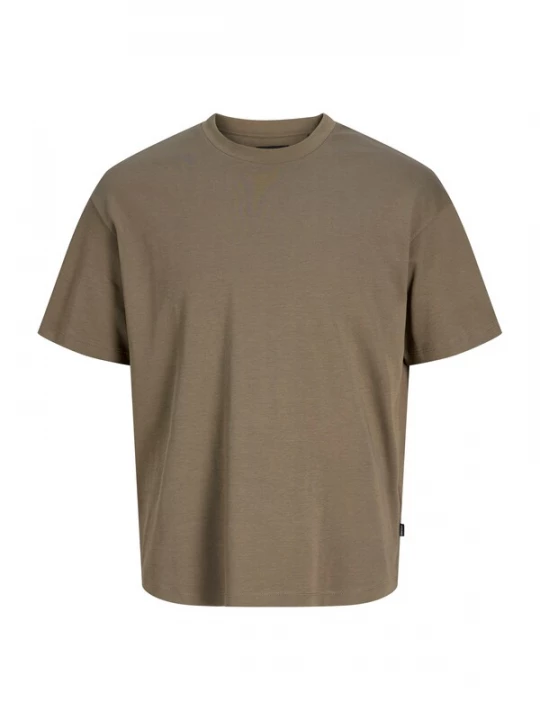 Foto van product Jack & Jones Plus Shirt 'JPRBLASUMMER' lichtbruin / wit