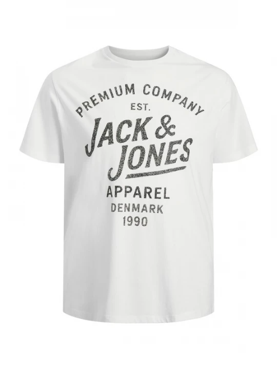 Foto van product Jack & Jones Plus Shirt 'JPRBLUZANE' zwart / wit