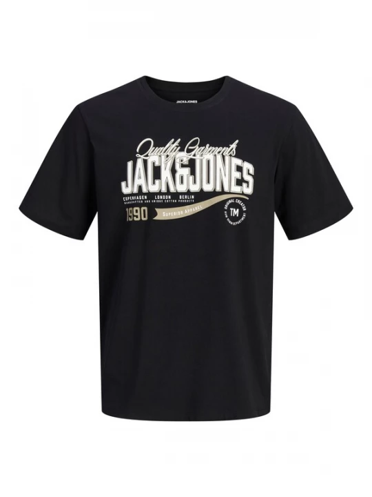 Foto van product Jack & Jones Plus Shirt taupe / zwart / wit
