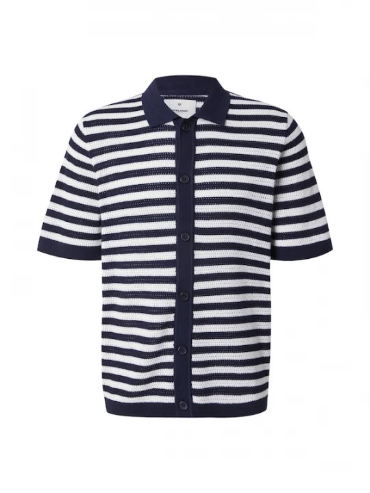 Foto van product Jack & Jones Premium Overhemd 'JPRBLAJones' navy / wit