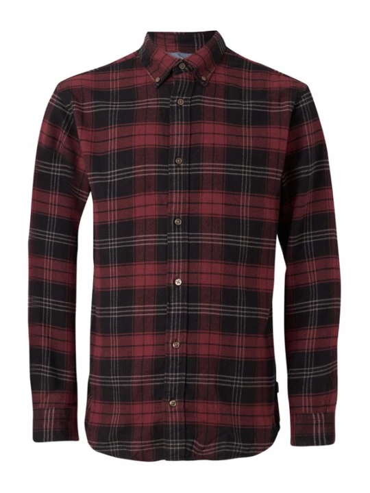 Foto van product Jack & Jones Premium Overhemd 'JPRBLUBarkley' rood / zwart / wit