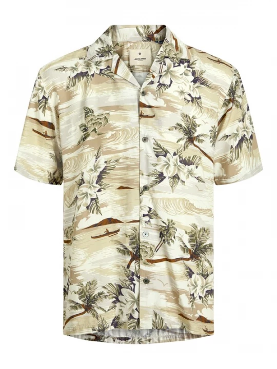 Foto van product Jack & Jones Premium Overhemd 'JPRBLUHendrix' marine / olijfgroen / donkergroen / offwhite