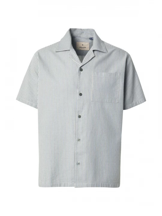 Foto van product Jack & Jones Premium Overhemd 'JPRBLULOUIS' blauw / lichtblauw / bruin