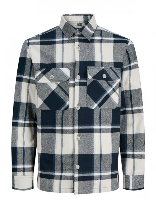 Foto van product Jack & Jones Premium Overhemd 'JPRRAYLE' navy / wit