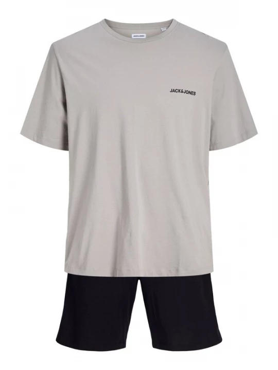 Foto van product JACK & JONES Pyjama kort 'JACEverest' grijs / zwart