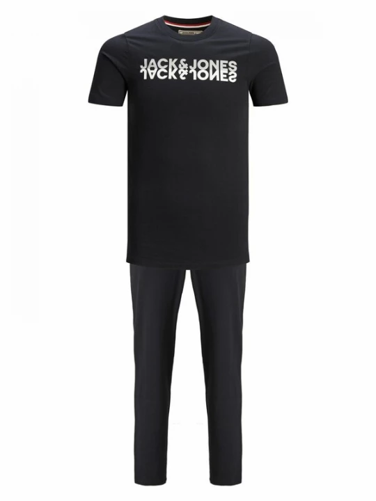 Foto van product JACK & JONES Pyjama lang grijs / rosa / zwart / wit
