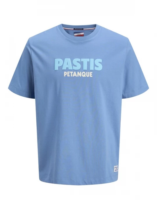 Foto van product JACK & JONES Shirt 'Amalfi' crème / aqua / hemelsblauw