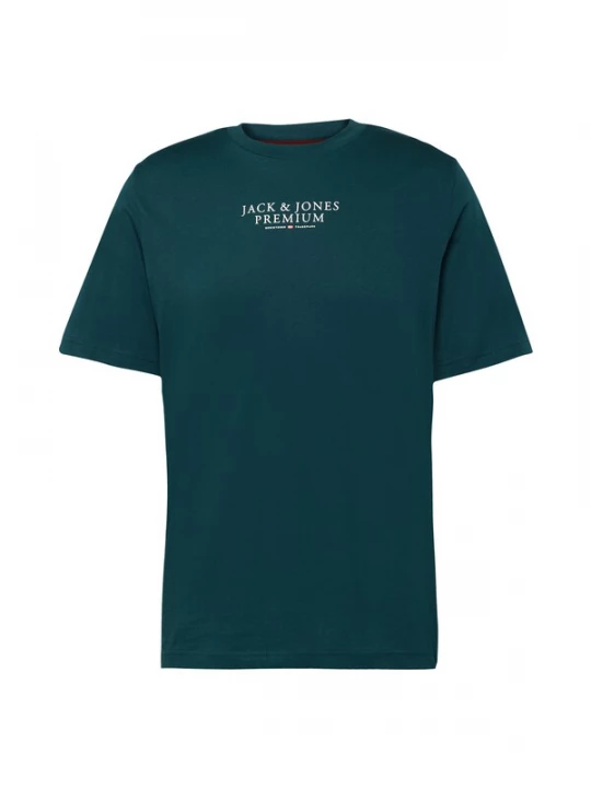 Foto van product JACK & JONES Shirt 'Archie' petrol / wit