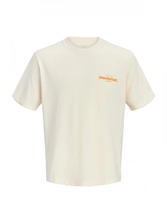 Foto van product JACK & JONES Shirt azuur / mosterd / taupe / offwhite