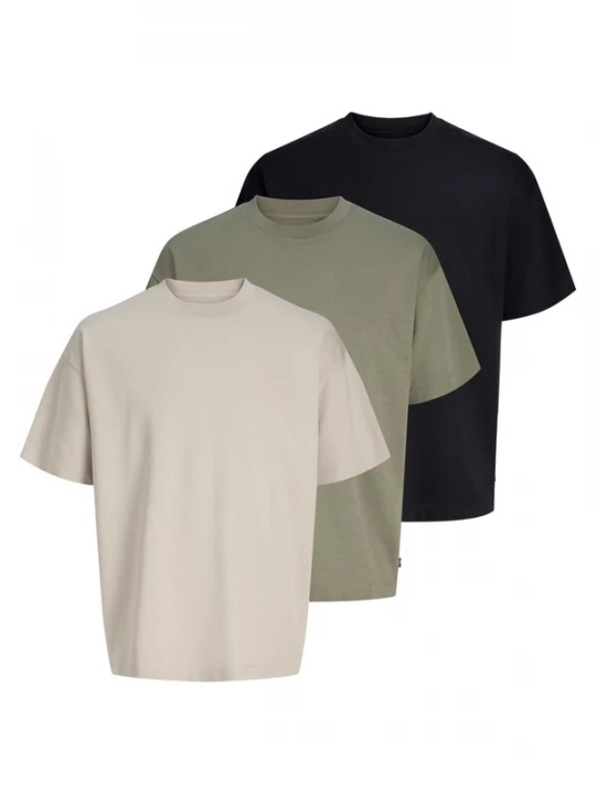 Foto van product JACK & JONES Shirt 'Barron Tee' beige gemêleerd