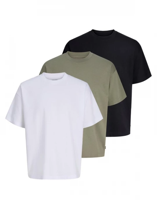 Foto van product JACK & JONES Shirt 'Barron Tee' groen gemêleerd