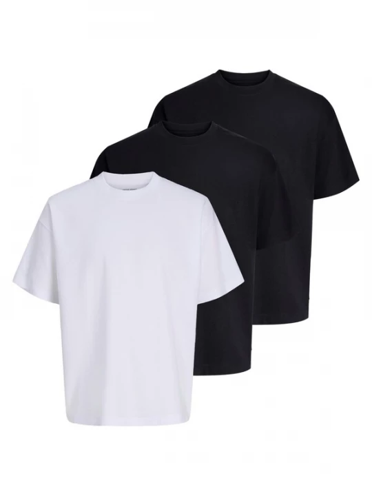 Foto van product JACK & JONES Shirt 'Barron Tee' zwart gemêleerd