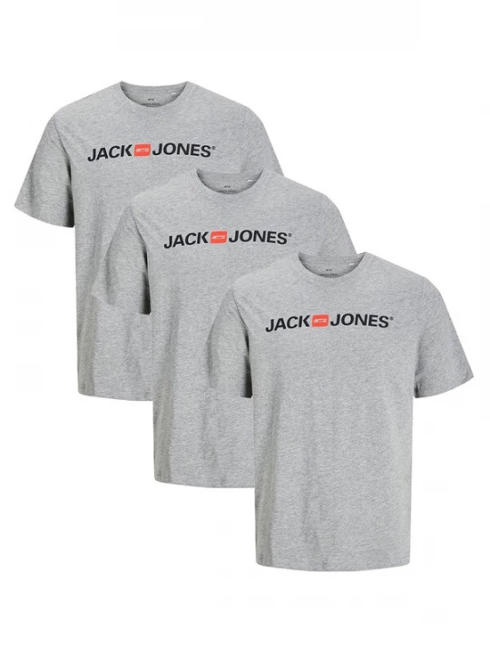 Foto van product JACK & JONES Shirt 'Basic' lichtgrijs