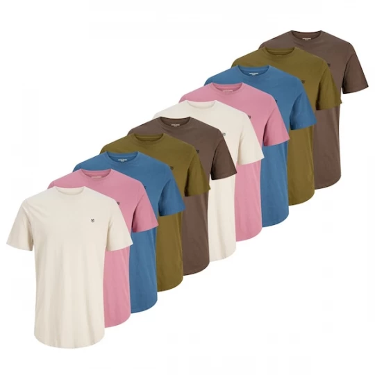 Foto van product JACK & JONES Shirt beige / blauw / bruin / olijfgroen / pink