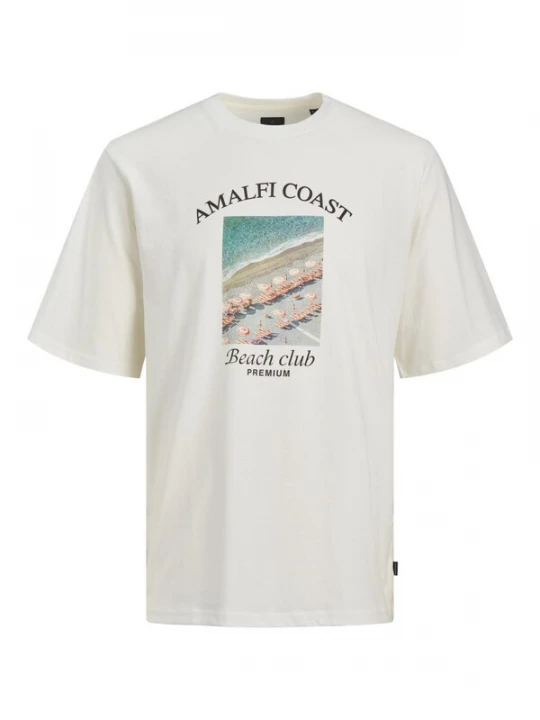 Foto van product JACK & JONES Shirt beige / blauw / zwart / wit