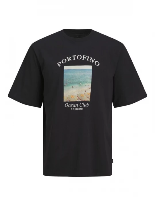 Foto van product JACK & JONES Shirt beige / lichtblauw / zwart / wit
