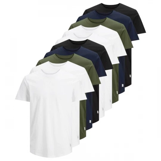 Foto van product JACK & JONES Shirt blauw / groen / zwart / wit