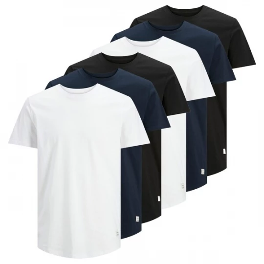 Foto van product JACK & JONES Shirt blauw / zwart / wit