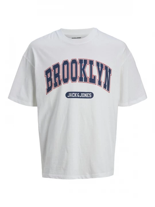 Foto van product JACK & JONES Shirt 'Bradley' donkerblauw / rood / wit