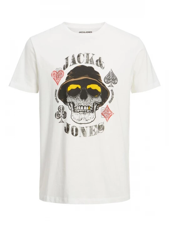 Foto van product JACK & JONES Shirt 'Captain' geel / grijs / rood / zwart / wit