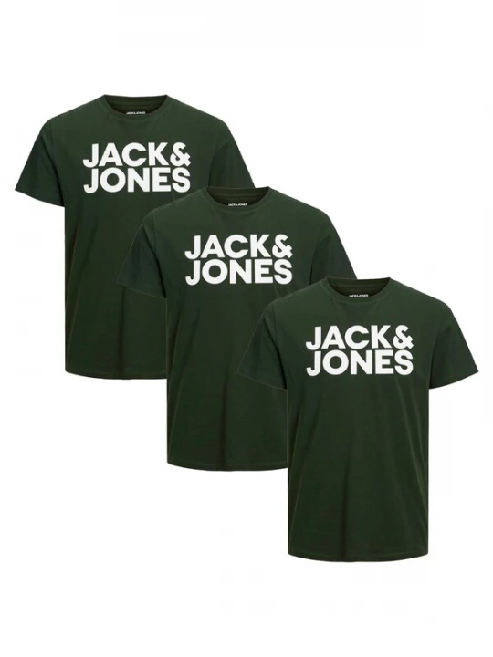 Foto van product JACK & JONES Shirt 'Corp' donkergroen