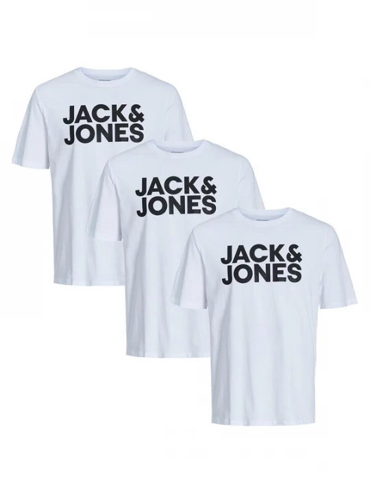 Foto van product JACK & JONES Shirt 'Corp' wit