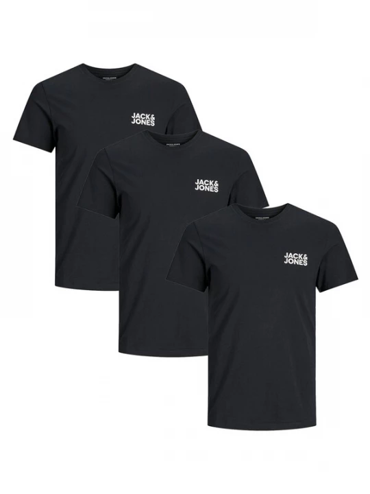 Foto van product JACK & JONES Shirt 'Corp' zwart gemêleerd