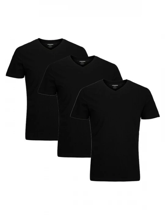 Foto van product JACK & JONES Shirt 'Cotton Basic' zwart