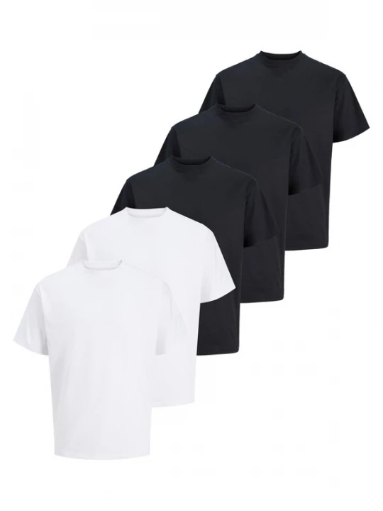 Foto van product JACK & JONES Shirt 'Cotton Relaxed' grijs gemêleerd