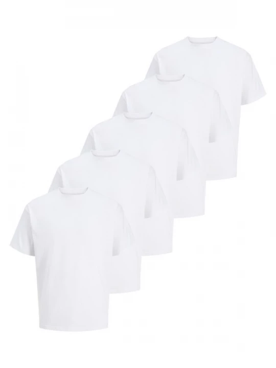 Foto van product JACK & JONES Shirt 'Cotton Relaxed' wit