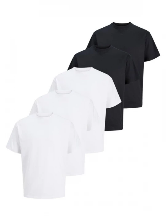 Foto van product JACK & JONES Shirt 'Cotton Relaxed' zwart gemêleerd