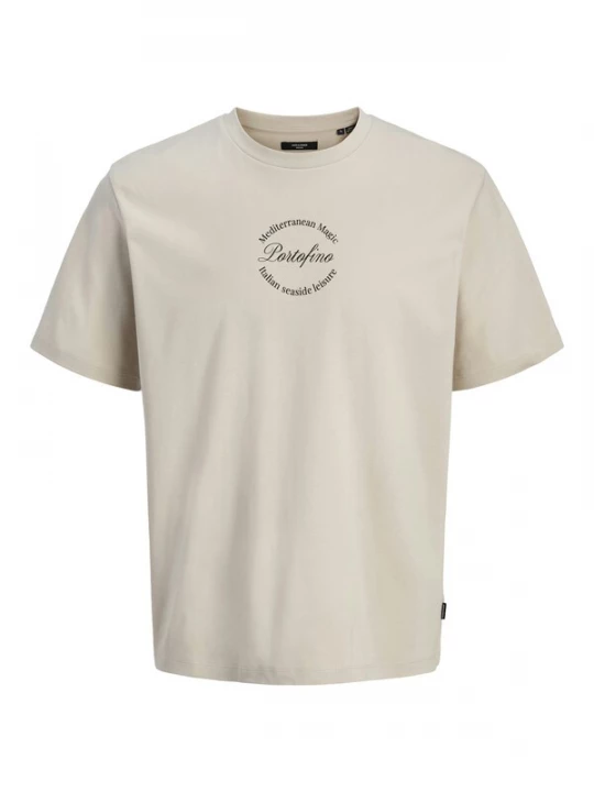 Foto van product JACK & JONES Shirt 'Destination' geel / greige / zwart