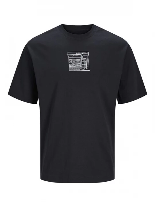 Foto van product JACK & JONES Shirt 'Doodle' zwart / wit