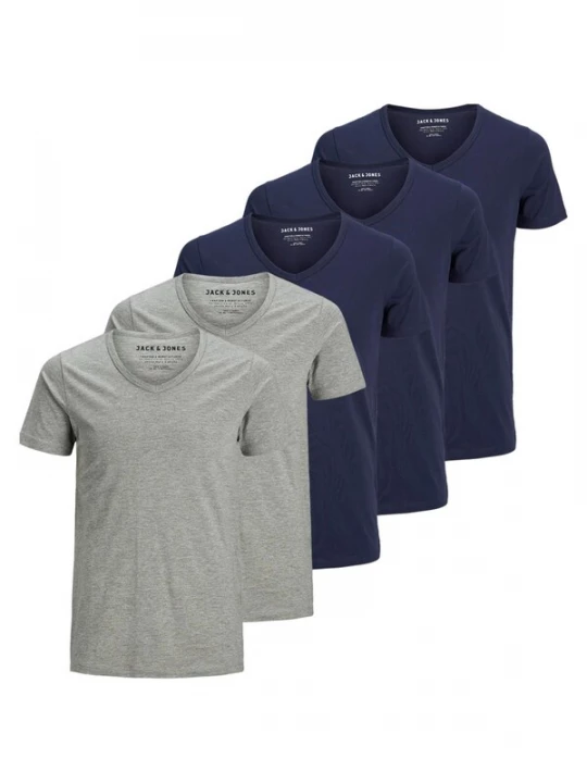 Foto van product JACK & JONES Shirt 'Essentials' grijs gemêleerd
