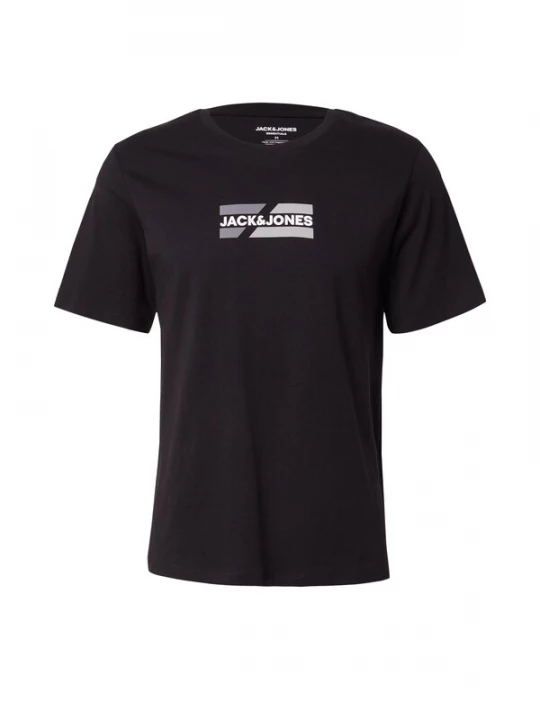 Foto van product JACK & JONES Shirt grijs / zwart / wit