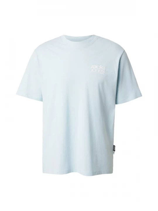 Foto van product JACK & JONES Shirt 'JCOCLUB' azuur / lichtblauw / donkergroen / wit