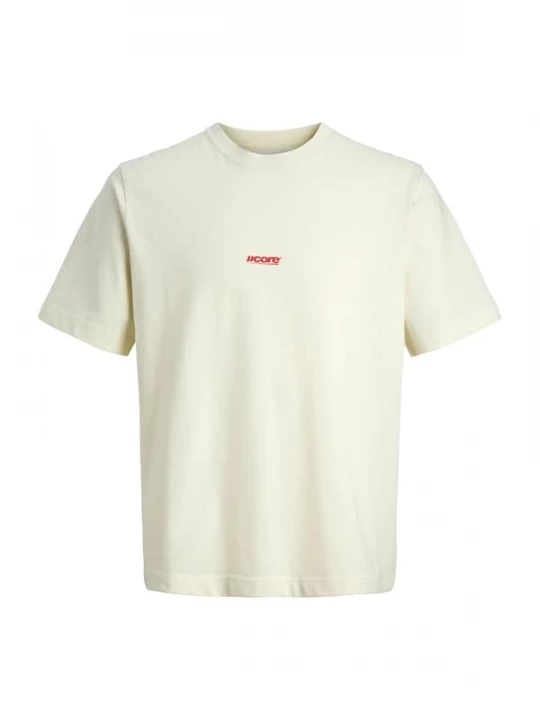 Foto van product JACK & JONES Shirt 'JCOClub' pasteelgeel / knalrood