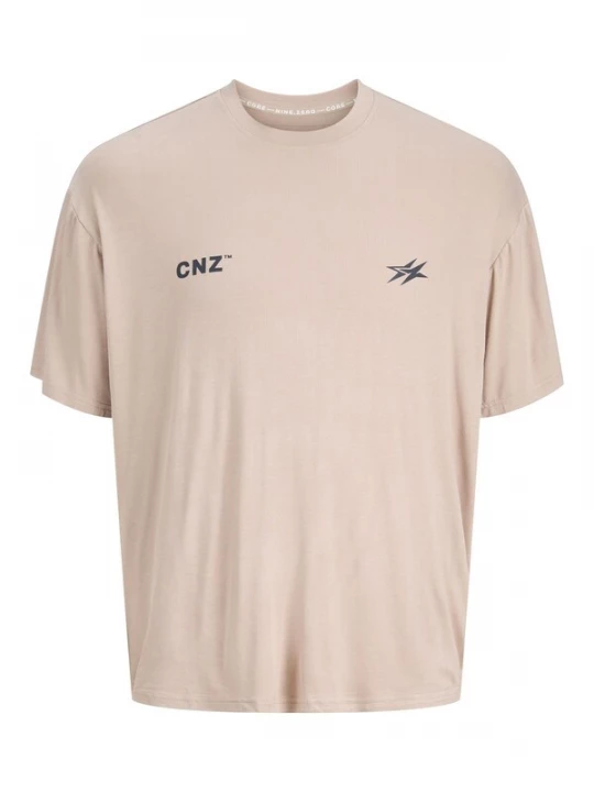 Foto van product JACK & JONES Shirt 'JCOCNZ BERLIN' greige / zwart