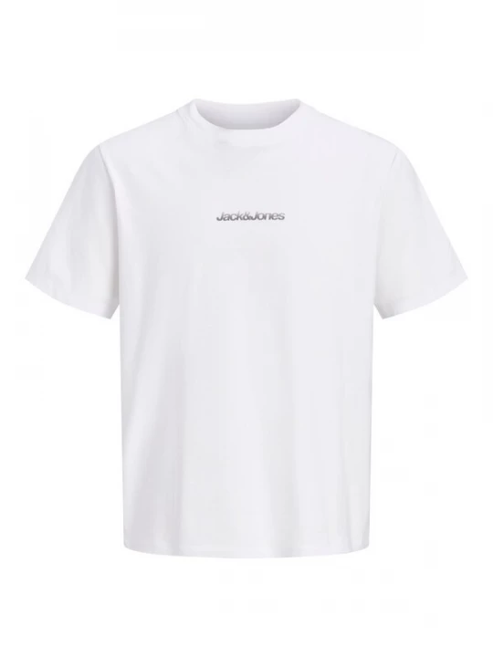 Foto van product JACK & JONES Shirt 'JCOEcho' abrikoos / zwart / wit