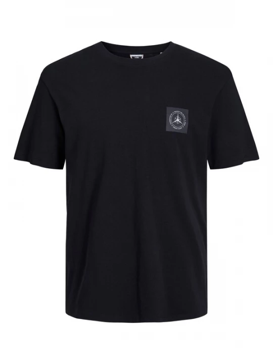 Foto van product JACK & JONES Shirt 'JCOFilo' grijs / oranje / zwart / wit